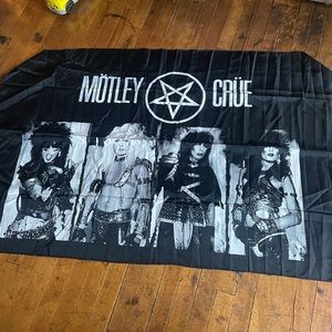 Vintage tapestry motley Crüe new old stock